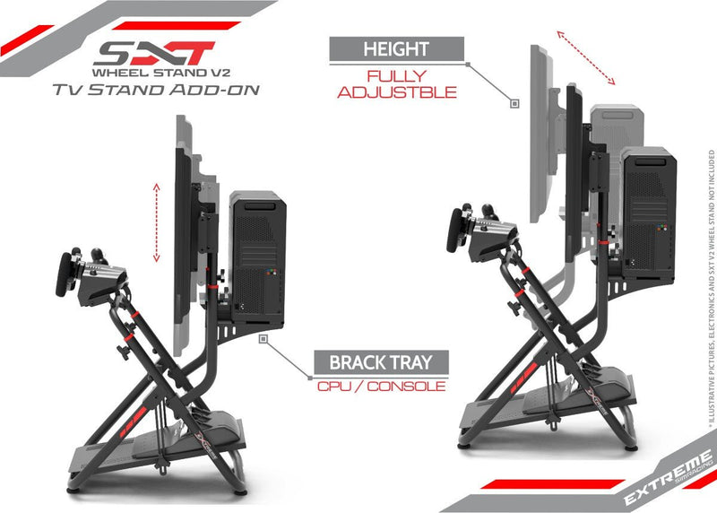 Extreme SimRacing TV Stand - Fits V2 Model - FAST RACER