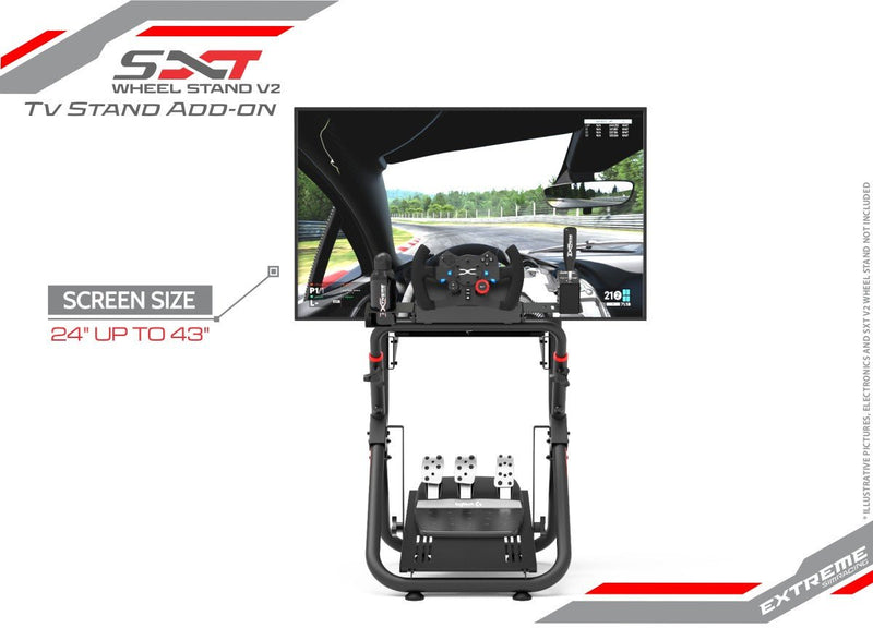 Extreme SimRacing TV Stand - Fits V2 Model - FAST RACER