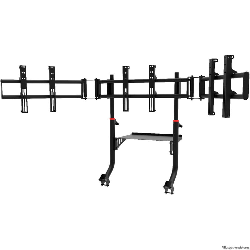 Extreme SimRacing TV Stand Triple Screen - Fits SXT V2 Model - FAST RACER