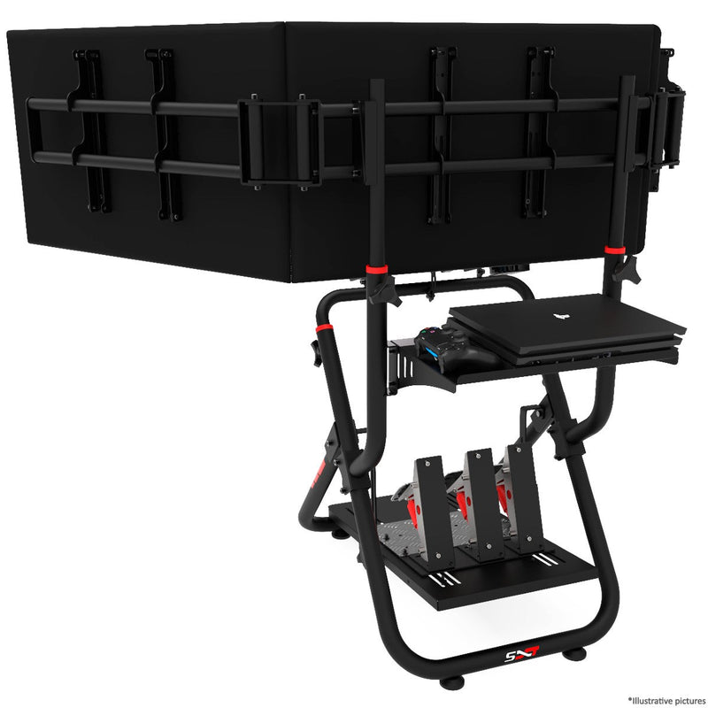 Extreme SimRacing TV Stand Triple Screen - Fits SXT V2 Model - FAST RACER