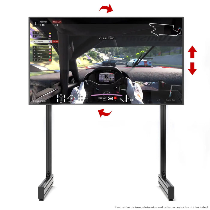 Ssim Racing Stand Extreme SimRacing Universal TV Stand Aluminum Profile — FAST RACER