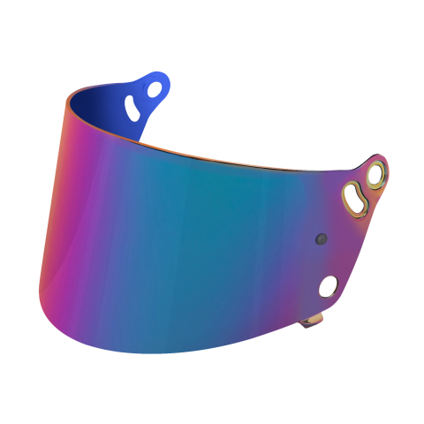 B2 V4 3MM Replacement Shield - Rainbow Mirror - Fast Racer