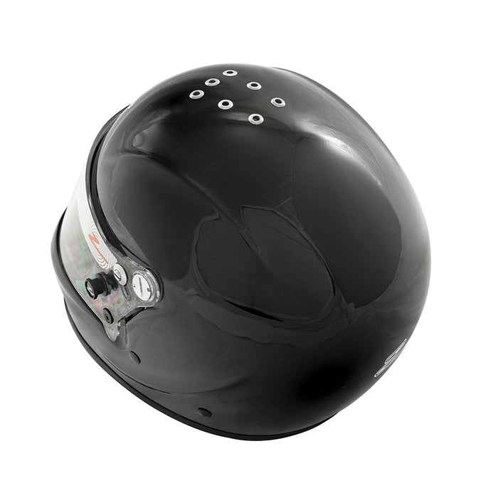 Zamp RZ-37Y Youth - SFI 24.1 Solid Helmet - Black - Rear - Fast Racer 