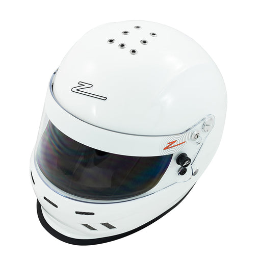 Zamp RZ-37Y Youth - SFI 24.1 Solid Helmet - White - Top - Fast Racer 