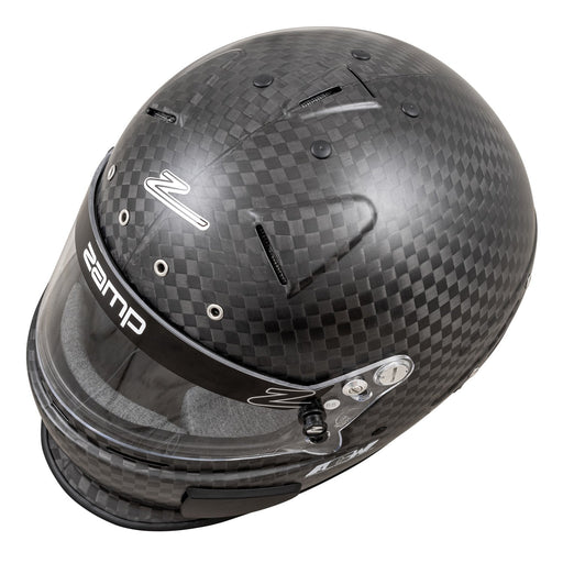 Zamp RZ-88O FIA 8860-2018  Advanced Carbon Super Helmet Open Wheel - F1 Helmet - Matte Carbon - Top - Fast Racer 