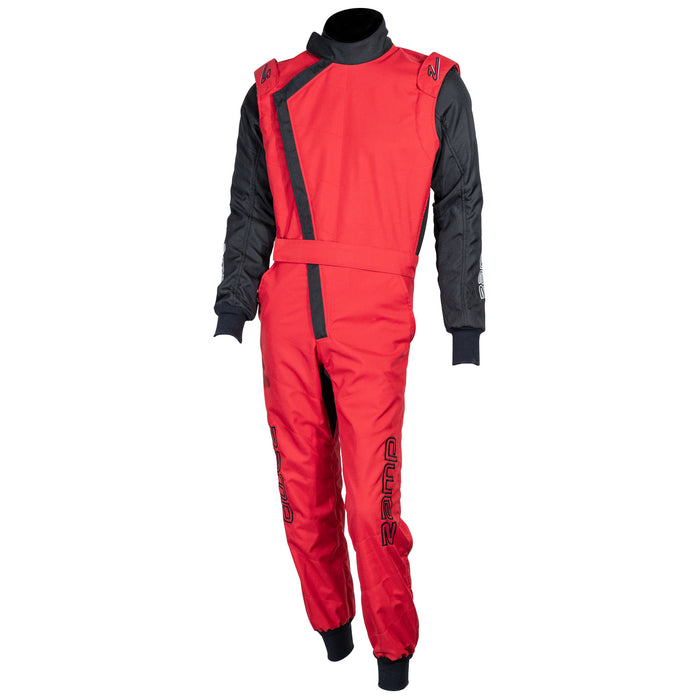 Zamp ZK-40 Youth Kart Race Red Black Suit Fast Racer 
