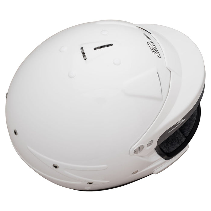 Zamp RL-70E Switch - FIA 8859-2015 & Snell SA-2020 Helmet - Gloss White - Rear - Fast Racer 