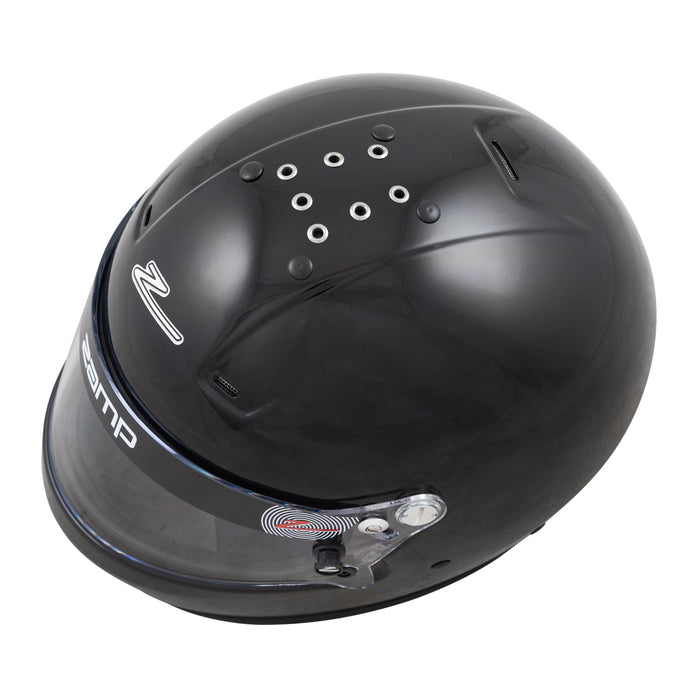 Zamp RZ-56 SNELL SA2020 Racing Helmet - Gloss Black - Top - Fast Racer
