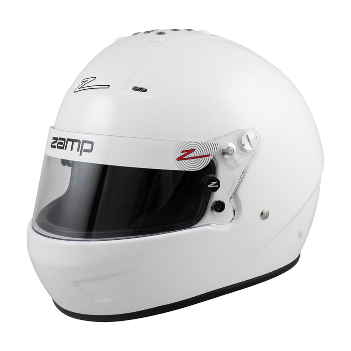 Zamp RZ-56 SNELL SA2020 Racing Helmet - White - Front - Fast Racer