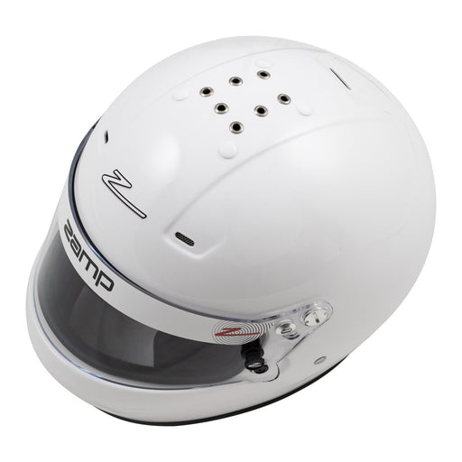 Zamp RZ-56 SNELL SA2020 Racing Helmet - White - Top - Fast Racer