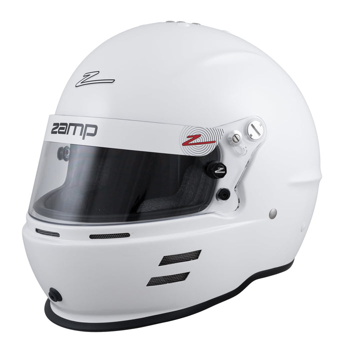 Zamp RZ-60 Aramid SNELL SA2020 Racing Helmet - White - Front - Fast Racer 