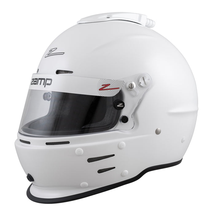 Zamp RZ-62 Air Aramid Solid Snell SA2020 Racing Helmet - White - Side - Fast Racer