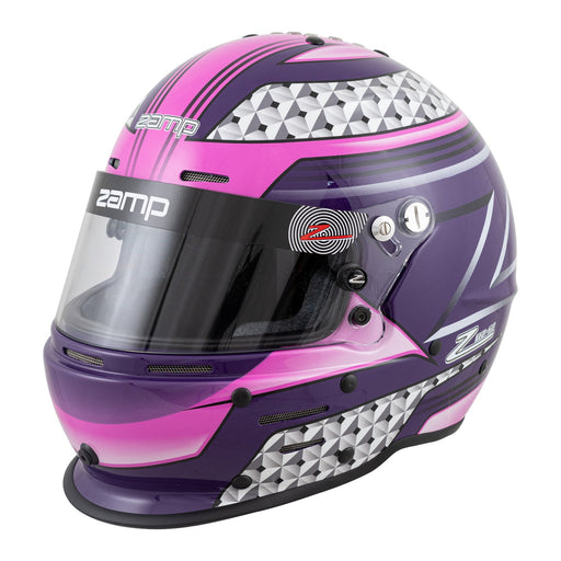 Zamp RZ - 62 Aramid Graphic Snell SA2020 Racing Helmet - Fast Racer