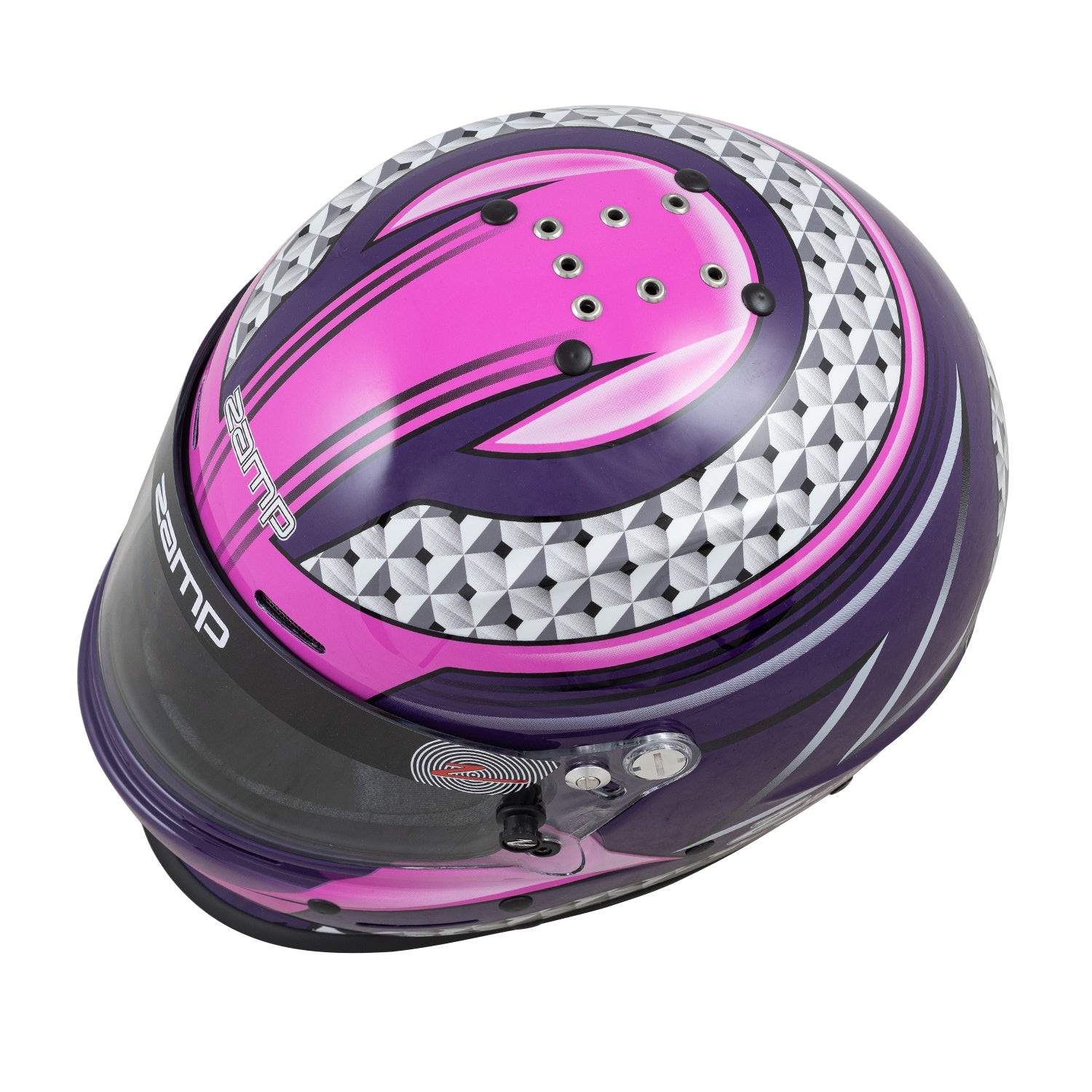 Zamp RZ-62 Aramid Graphic Snell SA2020 Racing Helmet - Fast Racer