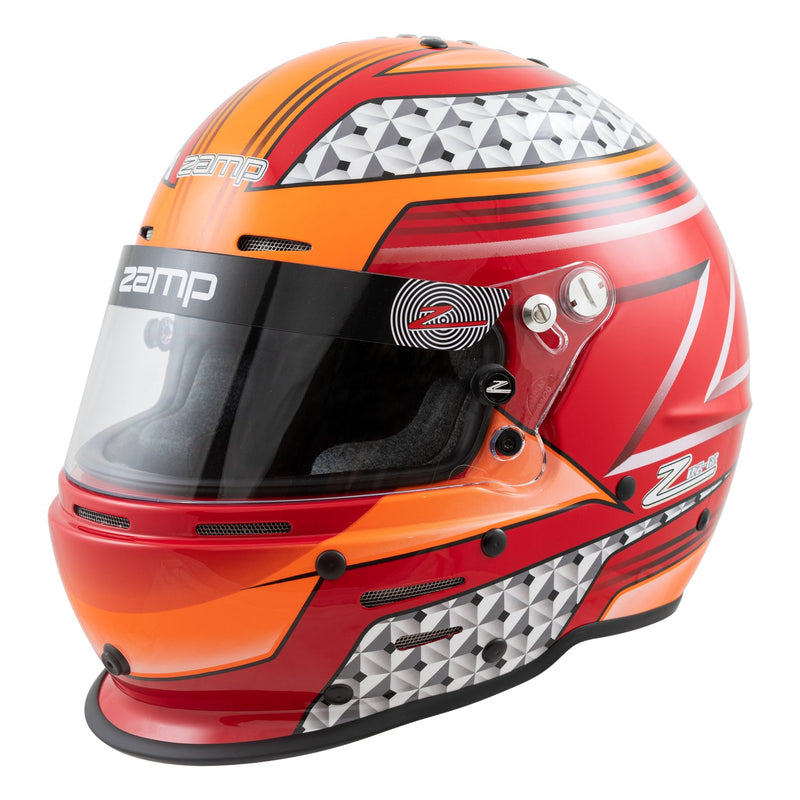 Zamp RZ - 62 Aramid Graphic Snell SA2020 Racing Helmet - FAST RACER