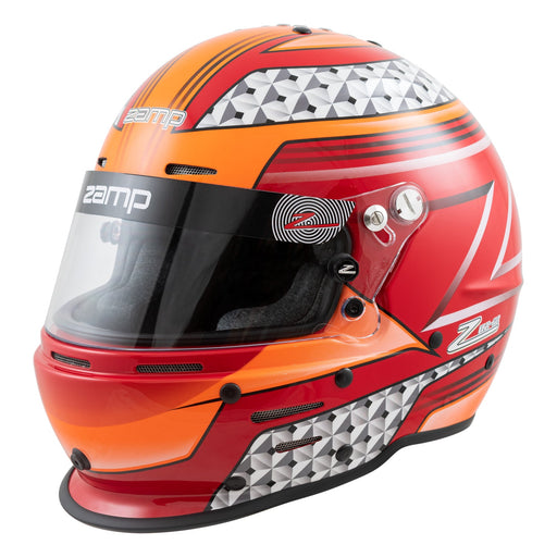 Zamp RZ - 62 Aramid Graphic Snell SA2020 Racing Helmet - Fast Racer