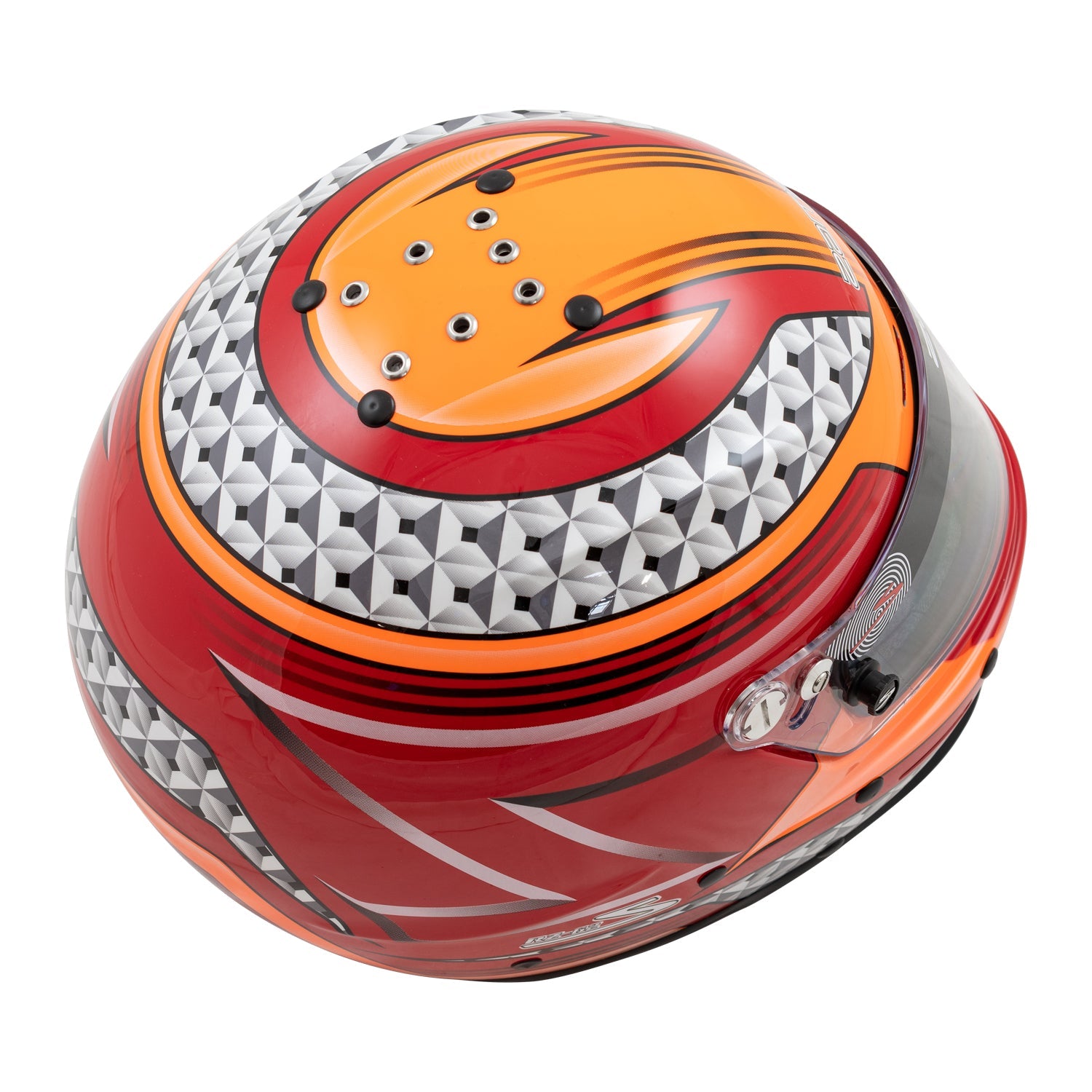 Zamp RZ-62 Aramid Graphic Snell SA2020 Racing Helmet - Fast Racer ...