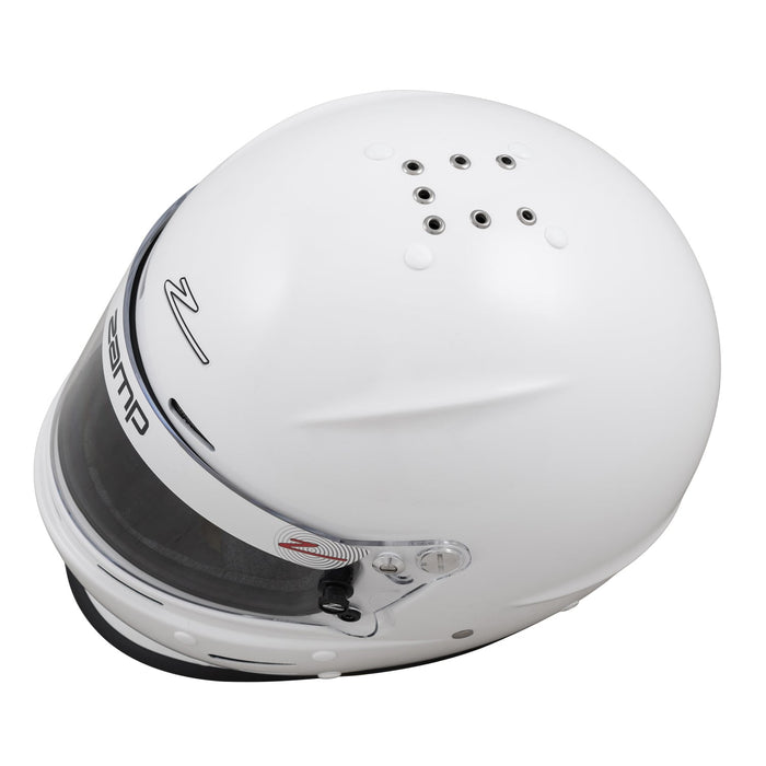 Zamp RZ-62 Aramid Solid SNELL SA2020 Racing Helmet - White - Top - Fast Racer