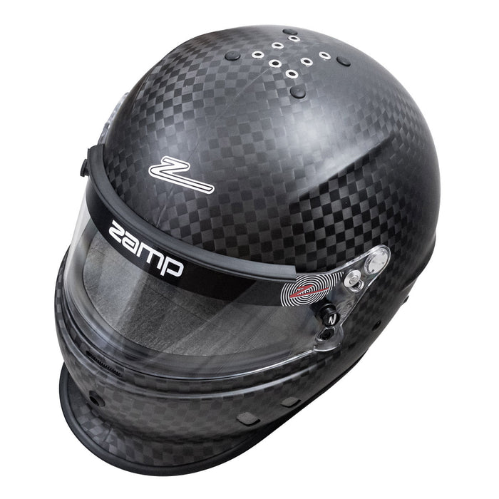 Zamp RZ-65D  Carbon SNELL SA2020 Racing Helmet - Matte Carbon - Top - Fast Racer 