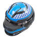 Zamp RZ-65D Graphic Carbon SNELL SA2020 Racing Helmet - Flo Blue Carbon Graphic - Top - Fast Racer 