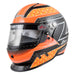Zamp RZ-65D Graphic Carbon SNELL SA2020 Racing Helmet - Flo Orange Carbon Graphic - Front - Fast Racer 