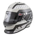 Zamp RZ-65D Graphic Carbon SNELL SA2020 Racing Helmet - Grey Carbon Graphic - Front - Fast Racer 