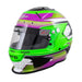 Zamp RZ-70E Switch Graphic - FIA 8859-2015 & Snell SA-2020 Helmet - Green/Purple Graphic - Front - Fast Racer 