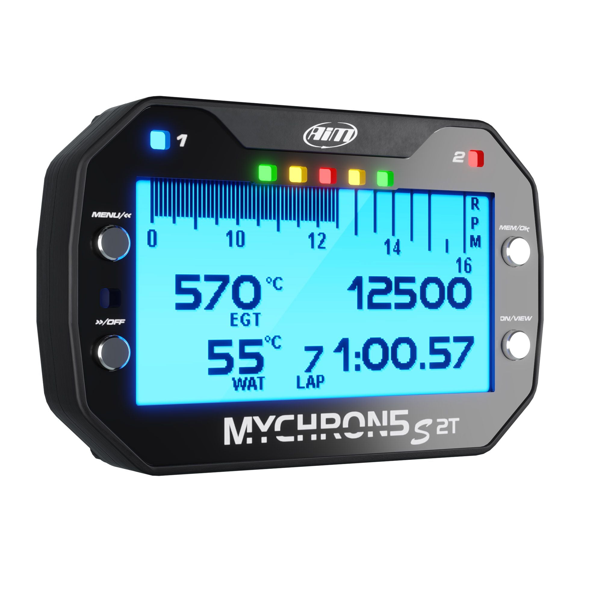 AIM MyChron5 S 2T Dash Logger / Kart Lap Timer With GPS — FAST RACER