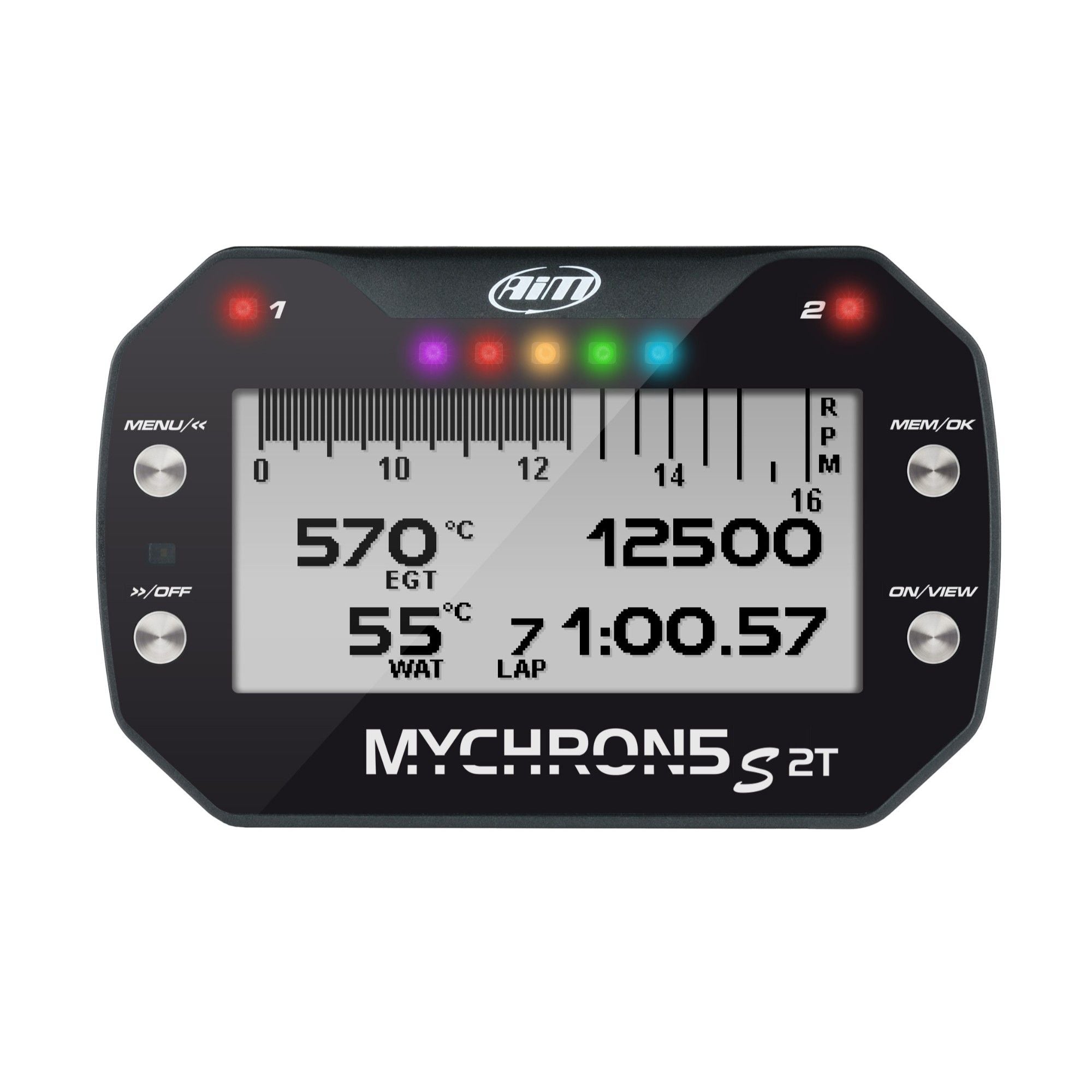 MYCHRON5 データロガー AIM MyChron5 S 2T Dash Logger / Kart Lap Timer With GPS — FAST RACER