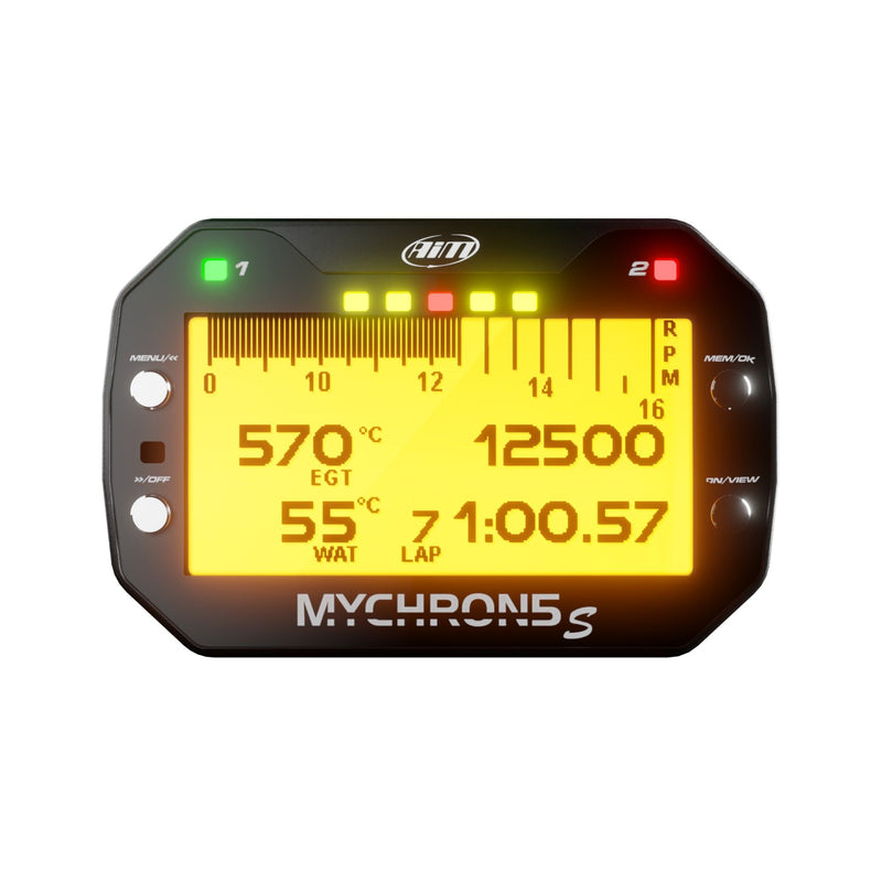 AIM MyChron5 S Dash Logger / Kart Lap Timer With GPS - FAST RACER