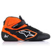 Alpinestars Tech-1 K V2 Karting Shoes - Black/Orange Fluo/White - Right - Fast Racer