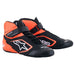 Alpinestars Tech-1 K V2 Karting Shoes - Black/Orange Fluo/White - Pair - Fast Racer