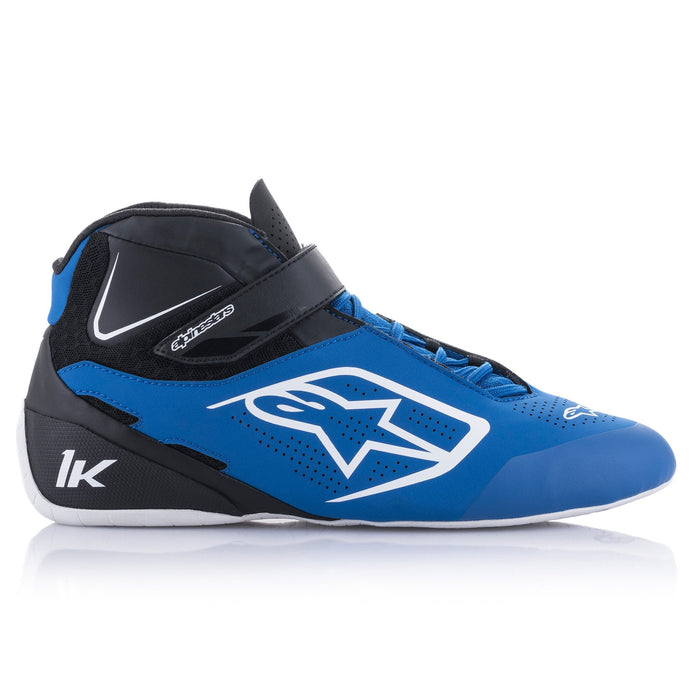 Alpinestars Tech-1 K V2 Karting Shoes - Blue/Black/White - Right - Fast Racer