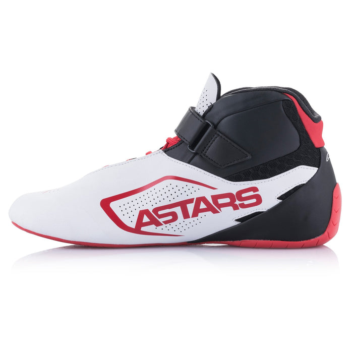 Alpinestars Tech-1 K V2 Karting Shoes - Blue/Black/White - Front - Fast RacerAlpinestars Tech-1 K V2 Karting Shoes - White/Black/Red - External - Fast Racer