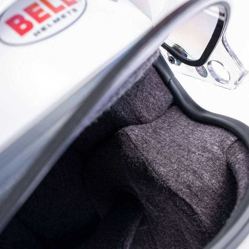 Bell RS7 PRO White Racing Helmet - Snell SA2020 / FIA8859 - FAST RACER