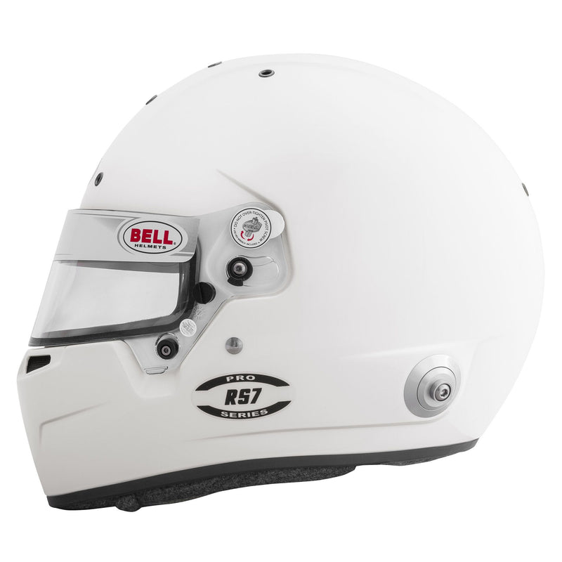 Bell RS7 PRO White Racing Helmet - Snell SA2020 / FIA8859 - FAST RACER