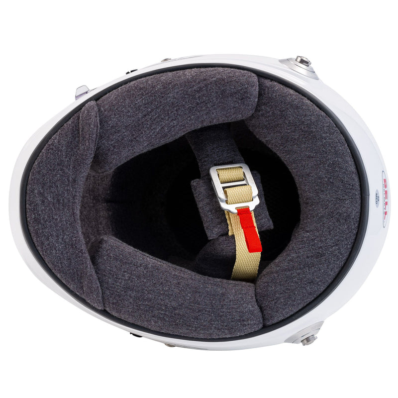 Bell RS7 PRO White Racing Helmet - Snell SA2020 / FIA8859 - FAST RACER