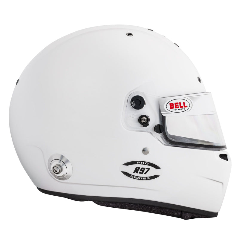 Bell RS7 PRO White Racing Helmet - Snell SA2020 / FIA8859 - FAST RACER