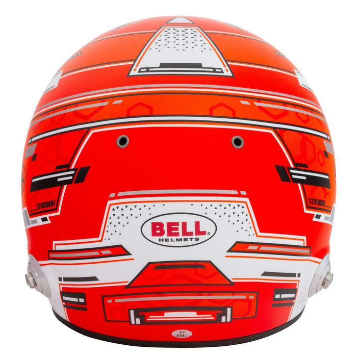 Bell RS7 Stamina - SA2020 Helmet - FIA Helmet - F1 Helmet - Stamina Red - Back - Fast Racer