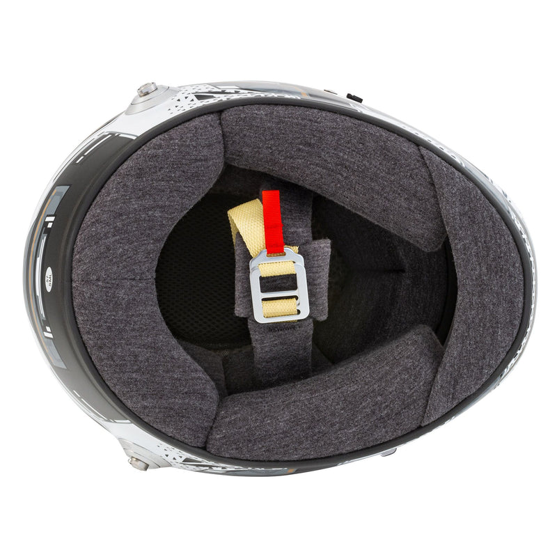 Bell RS7 PRO Stamina Grey Racing Helmet - Snell SA2020 / FIA8859 - FAST RACER