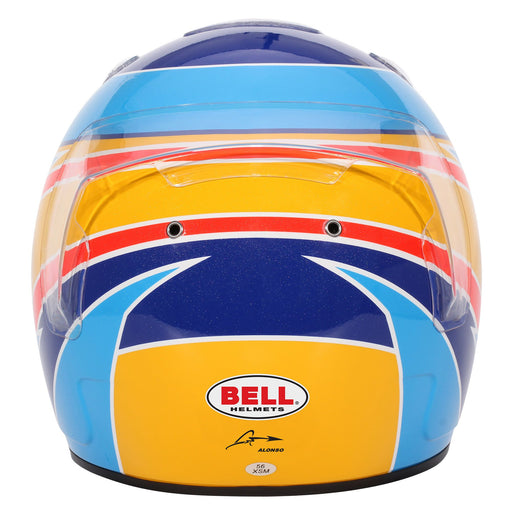 Bell KC7-CMR Fernando Alonso Kart Helmet Back - Fast Racer 
