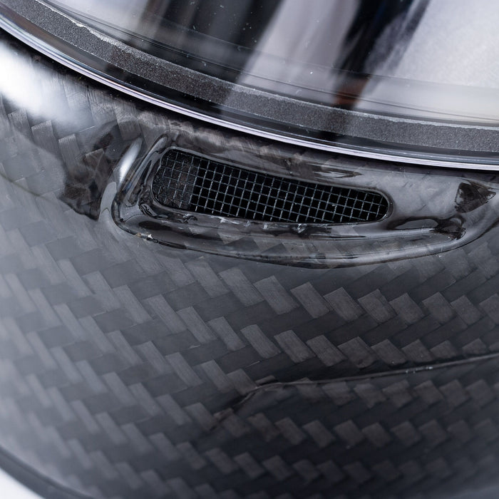 Bell RS7-K LTWT Carbon Kart K2020 Helmet - Chin Bar Details - Fast Racer