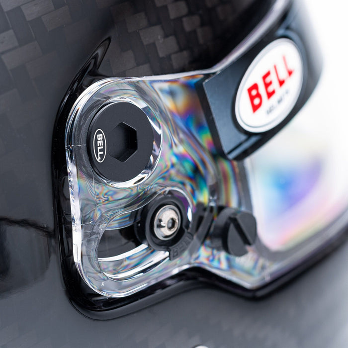 Bell RS7-K LTWT Carbon Kart K2020 Helmet - SE07 3mm Shield Details - Fast Racer
