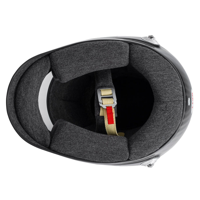 Bell GP.3 Carbon Open Wheel Racing Helmet - Dark Grey Interior Color - Fast Racer