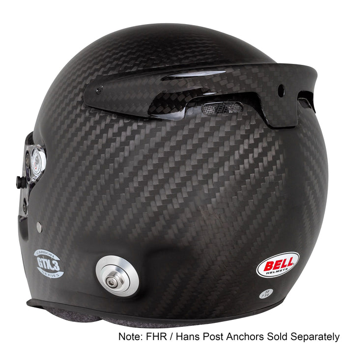 Bell GTX.3 Carbon Racing Helmet, Go Kart Helmet - Snell SA2020 and FIA 8859-2015 approved - Rear View - Fast Racer