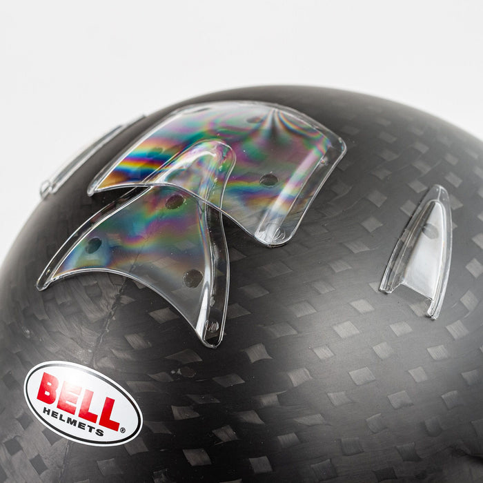Bell HP7 Carbon Helmet With Duckbill Spoiler, FIA 8860-2018 - Top Air Intake - Fast Racer