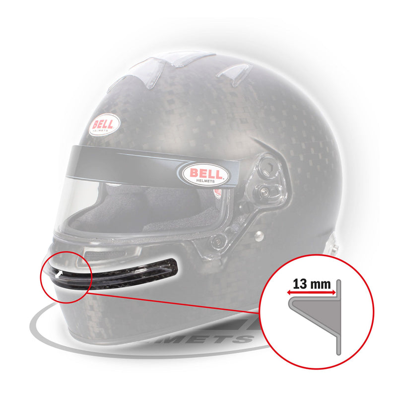 Bell Clear Chin Bar Gurney For HP7 / HP77 / RS7 / KC7 - CMR / KC7 - EV Helmets - FAST RACER