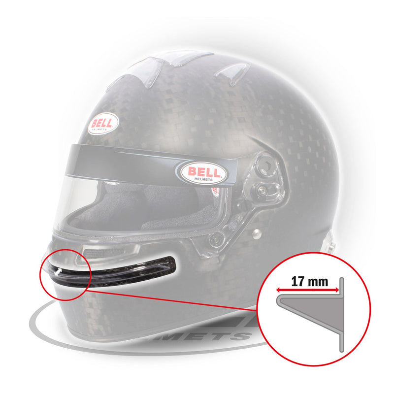 Bell Clear Chin Bar Gurney For HP7 / HP77 / RS7 / KC7 - CMR / KC7 - EV Helmets - FAST RACER