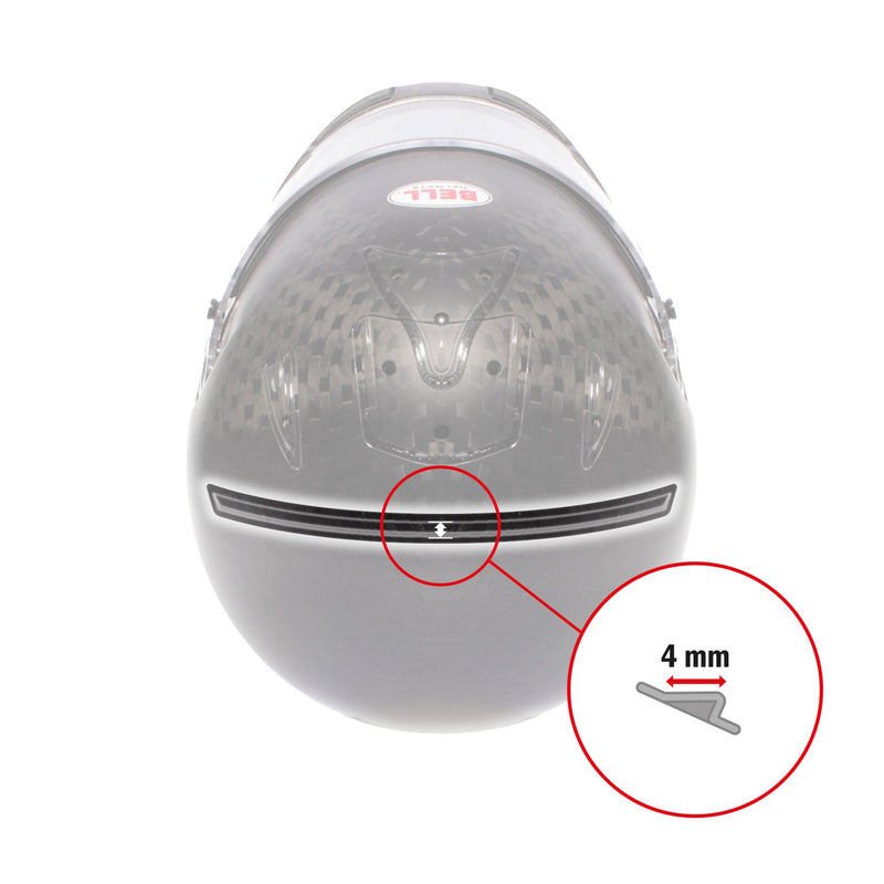 Bell Clear Top Gurney V10 For HP7 , HP77 , RS7 , KC7 Helmets - FAST RACER
