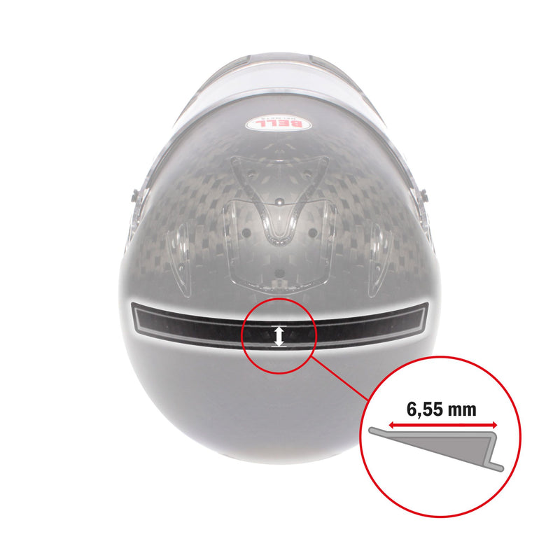 Bell Clear Top Gurney V10 For HP7 , HP77 , RS7 , KC7 Helmets - FAST RACER